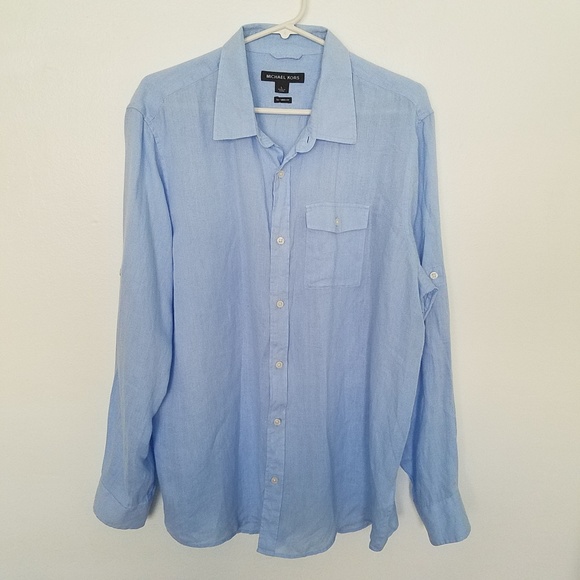 michael kors tailored fit shirt